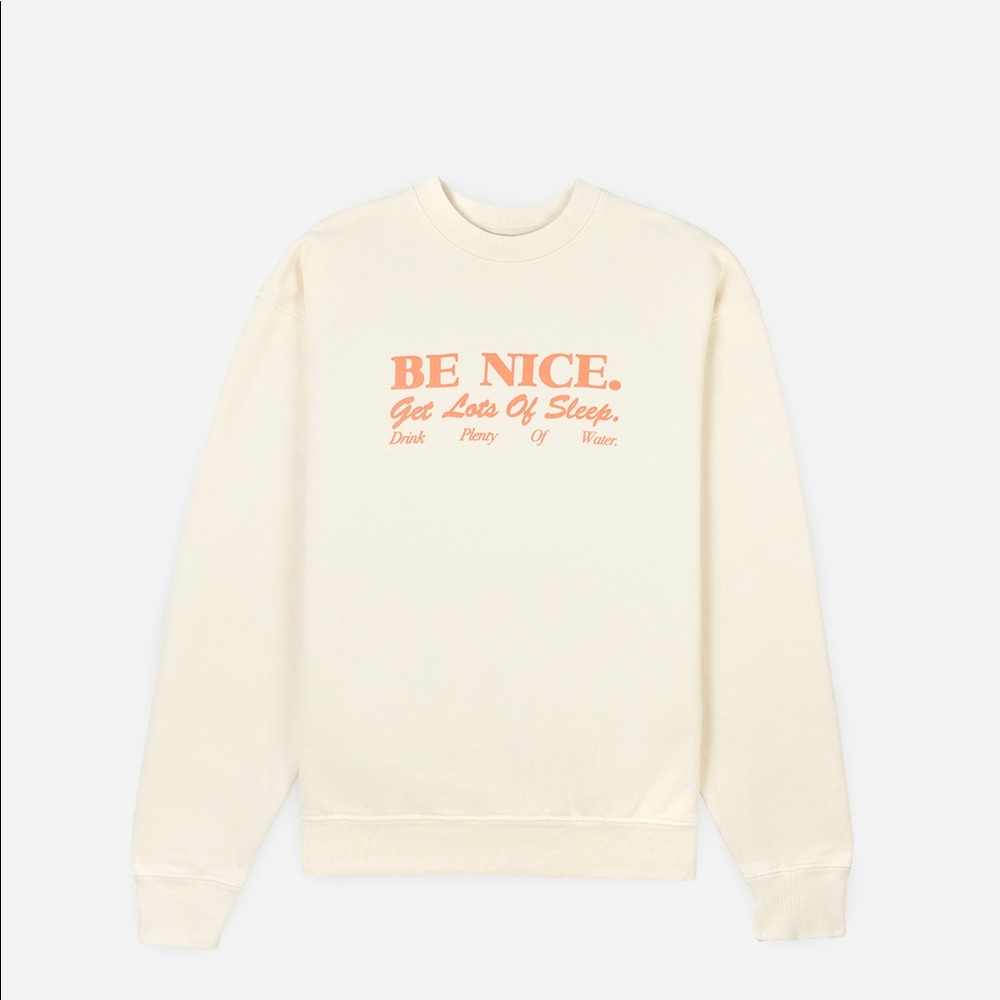 Sporty & Rich Be Nice Sweatshirt sz XL